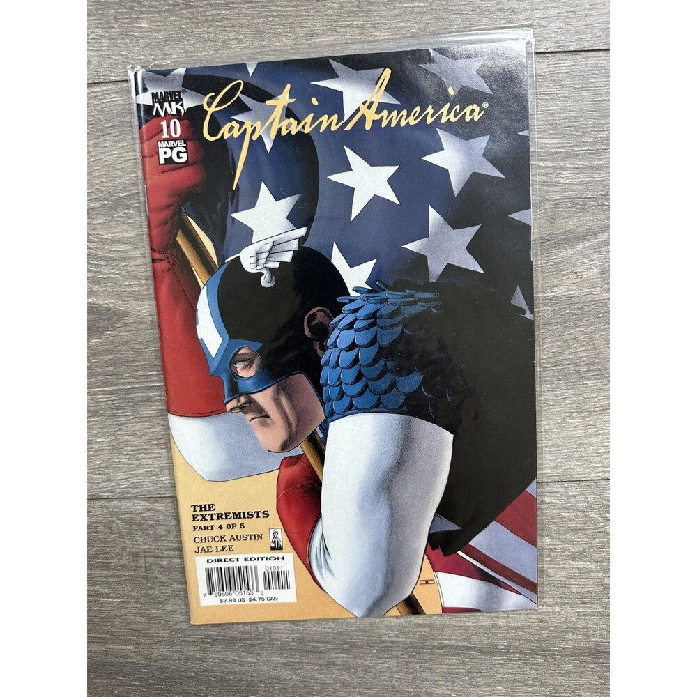 Marvel Captain America #10 Single Issue Comic Chuck Austen Jae Lee Color